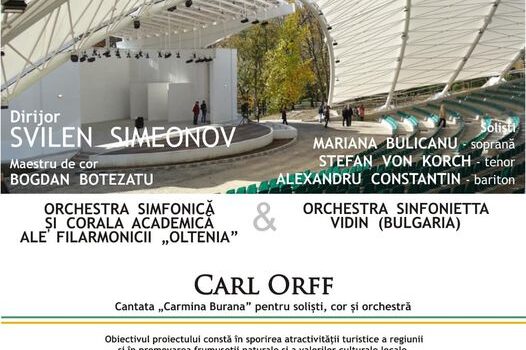 „Travelling on music notes” cu Filarmonica Oltenia Oltenia in parcul N. Romanescu