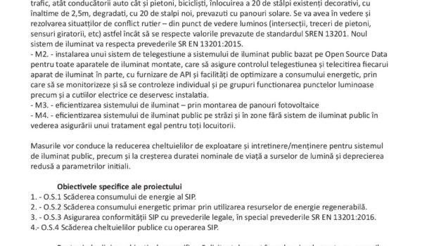 Finalizare proiect: Modernizarea și eficientizarea sistemului de iluminat public din orașul Drăgănești-Olt, județul Olt