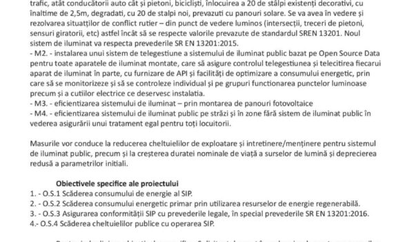 Finalizare proiect: Modernizarea și eficientizarea sistemului de iluminat public din orașul Drăgănești-Olt, județul Olt